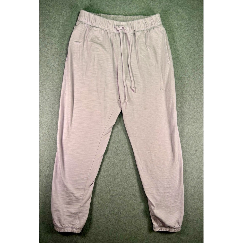 PINK Victoria's Secret Jogger Pants Womens M Lavender Cotton Drawstring